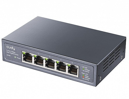 Cudy Switch Multi-Gigabit Ethernet 5-Ports 2.5G HS105 Cudy Switch Multi-Gigabit Ethernet 5-Ports 2.5G HS105